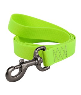 Dog Lead WAUDOG Waterproof, soft and durable. LIME GREEN