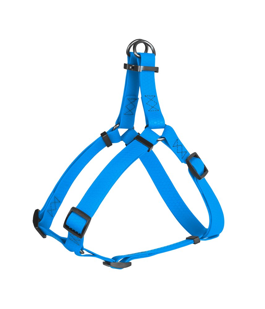 Harness WAUDOG Waterproof, soft and durable, metal hardware. BLUE
