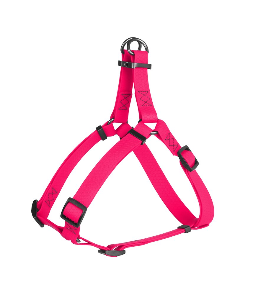 Harness WAUDOG Waterproof, soft and durable, metal hardware. PINK