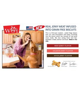 Wigzi Healthy Treats-Beef Jerky Flavor