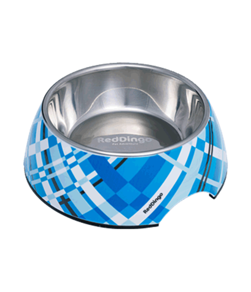 2-in-1 Dog Bowl Flanno Turquoise 